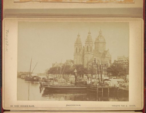 View of the Prins Hendrikkade and the Nicolaaskerk