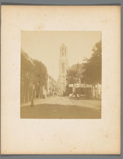 Zadelstraat in Utrecht seen towards the Dom Tower