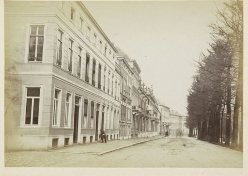 Row of houses on the Javastraat in The Hague