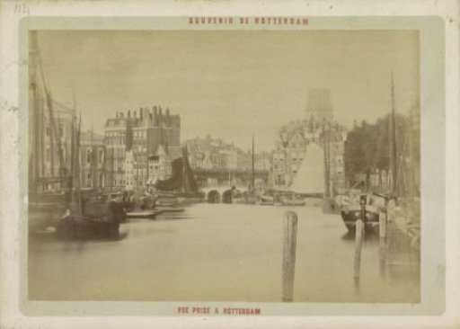View of the Oude Haven and the Draaibrug in Rotterdam