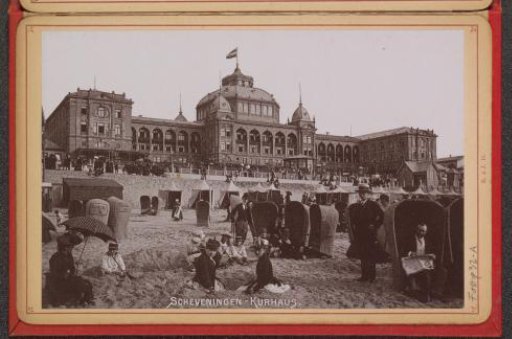 View of the Kurhaus in Scheveningen with Bathing Guests in the Foreground