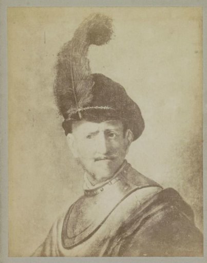 Photographic reproduction of the painting 'Portrait of a Man, Possibly Rembrandt's Father, Harmen Gerritsz. van Rijn' by Rembrandt Harmensz. van Rijn