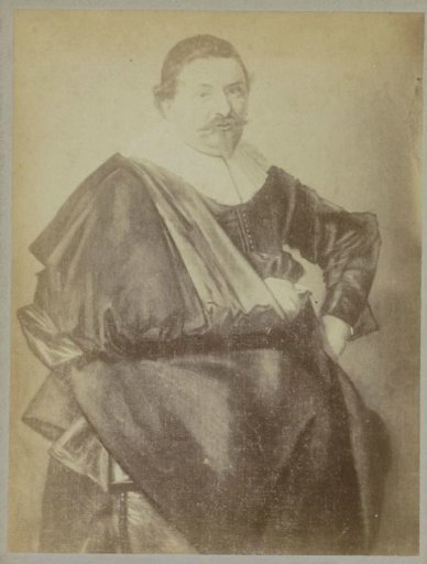 Photographic reproduction of the painting 'Portrait of Lucas de Clercq' by Frans Hals