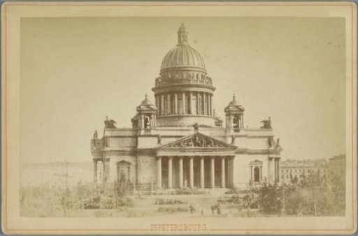 View of St. Isaac's Cathedral in St. Petersburg
