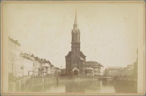 View of a Dutch Reformed Church in St. Petersburg