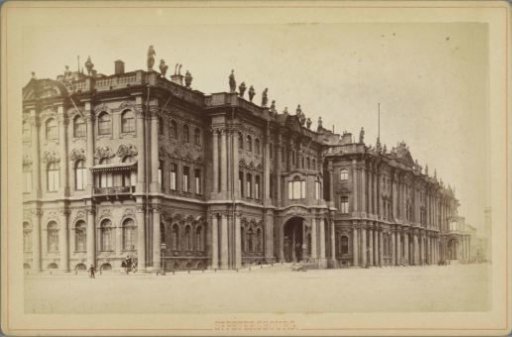 Exterior of the Winter Palace in St. Petersburg
