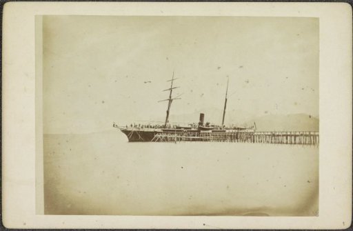 Mail boat at a pier in Ternate