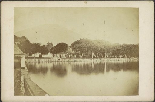 View of the residence of a resident on the Moluccas
