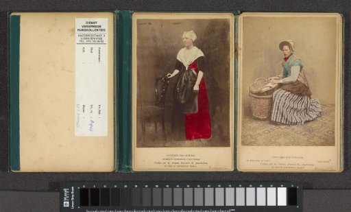 Portrait of a Woman in the Traditional Dress of Zandvoort with a Basket