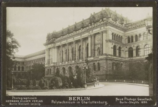 Exterior of the Polytechnic School in Charlottenburg