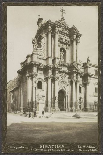 View of the Cathedral of Syracuse