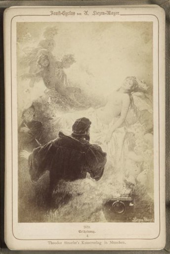Photographic reproduction of (presumably) a drawing titled 'The Apparition'