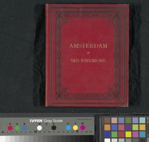 Leporello album with 28 photographs of Amsterdam and surroundings