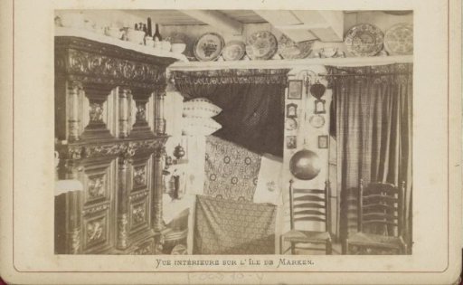 Interior of a house in Marken