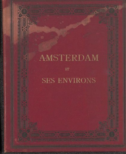 Leporello album with 28 photographs of Amsterdam and surroundings