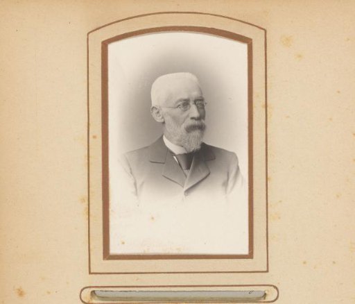 Portrait of a man with a beard and spectacles