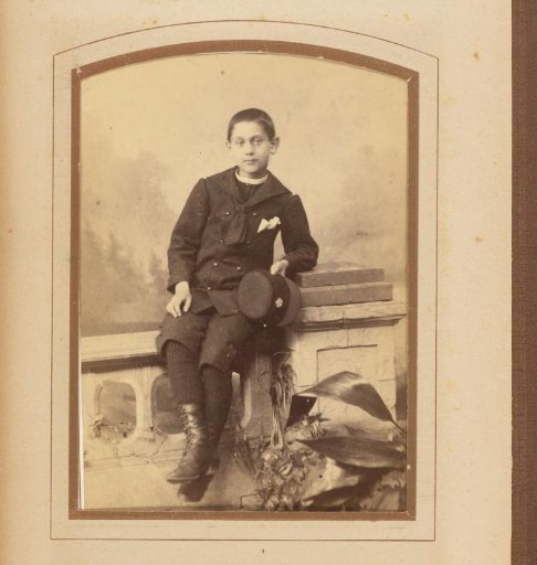 Portrait of a boy with a cap