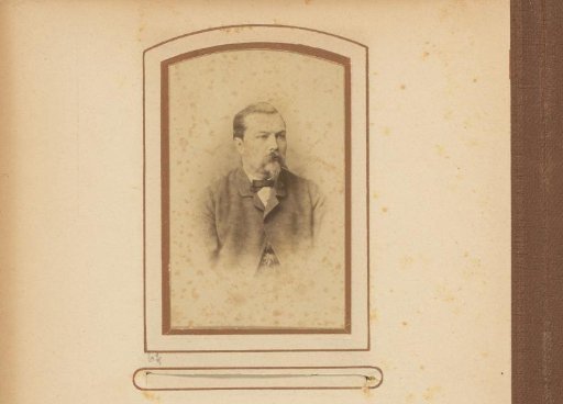 Portrait of a Man with a Mustache and Sideburns