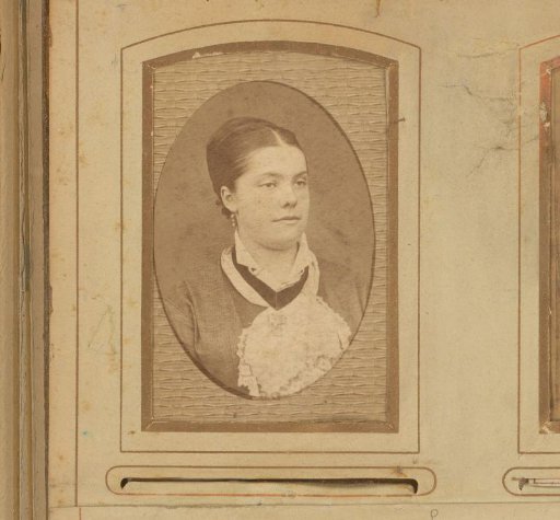 Portrait of a woman with earrings