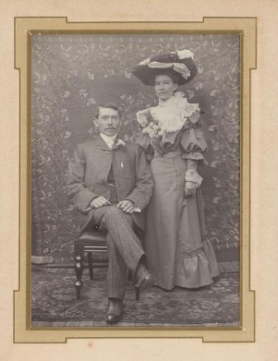 Portrait of a man and woman
