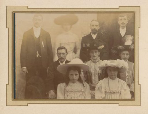 Group portrait of men and women