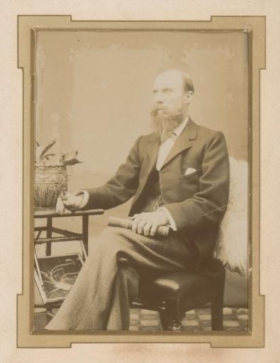 Portrait of a seated man