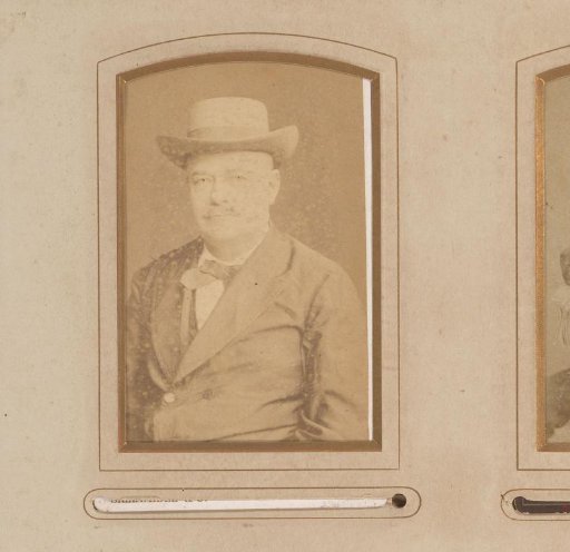 Portrait of a man with a hat
