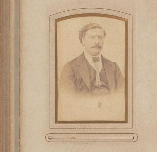 Portrait of a seated man