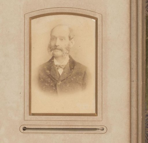 Portrait of a Man with a Mustache and Sideburns