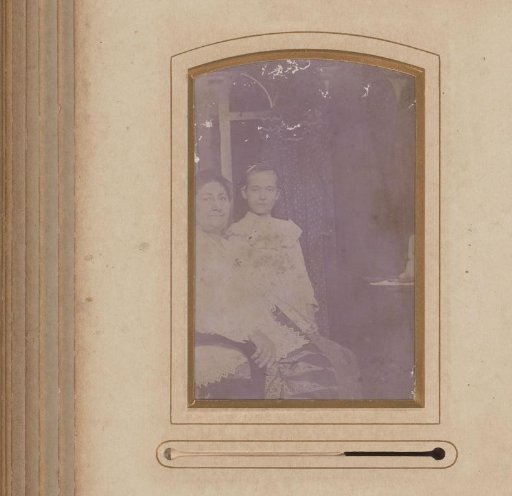 Portrait of a Seated Woman and a Standing Girl in an Interior