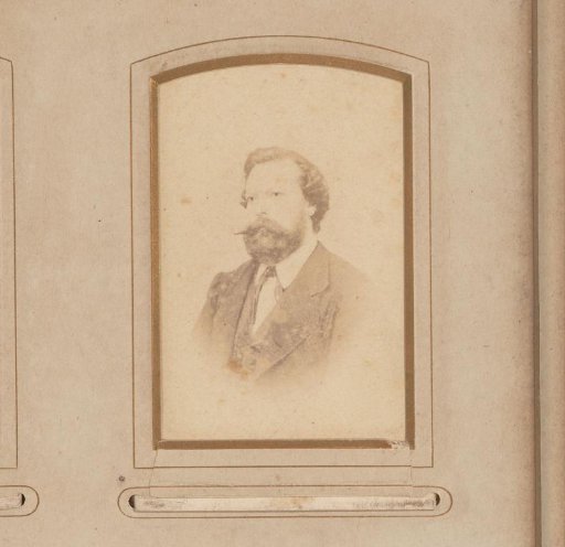 Portrait of a man with a moustache and beard