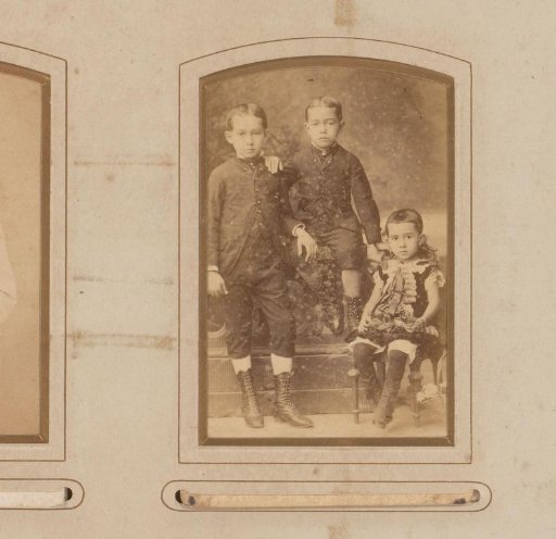 Portrait of three children