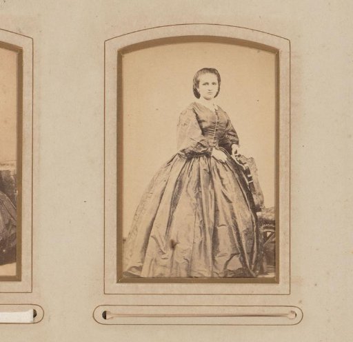 Portrait of a Young Woman, Standing by a Chair