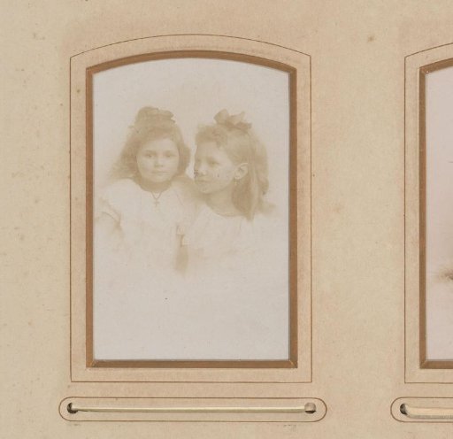 Portrait of two girls