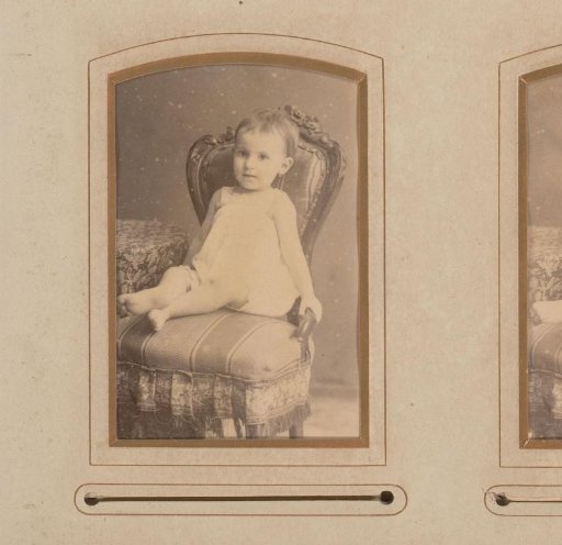 Portrait of a seated girl