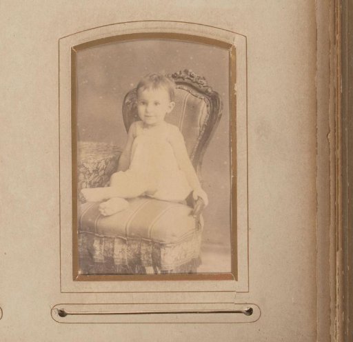 Portrait of a seated girl