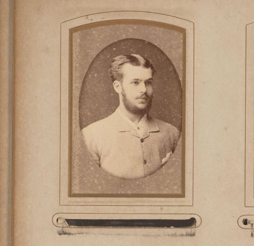 Portrait of a man with a moustache and beard