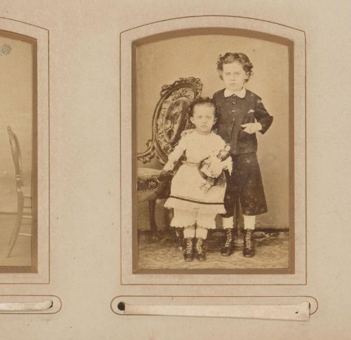 Portrait of two children