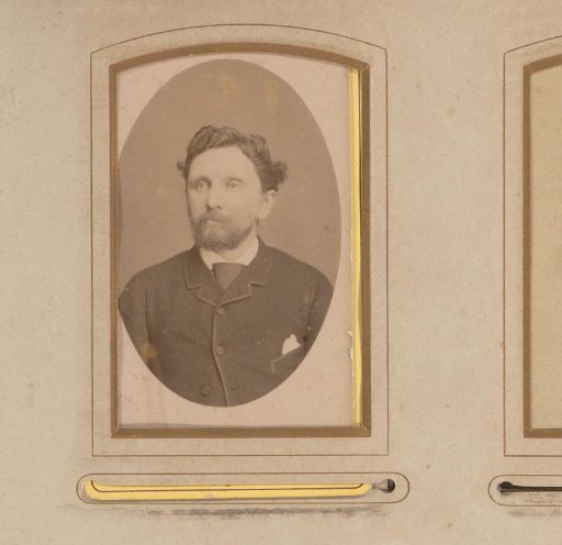 Portrait of a man with a moustache and beard