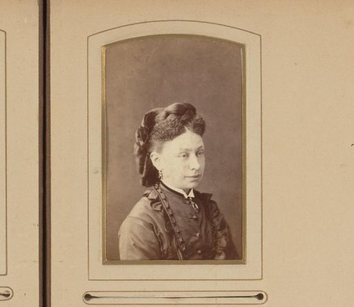 Portrait of a Mourner with Braided Hair