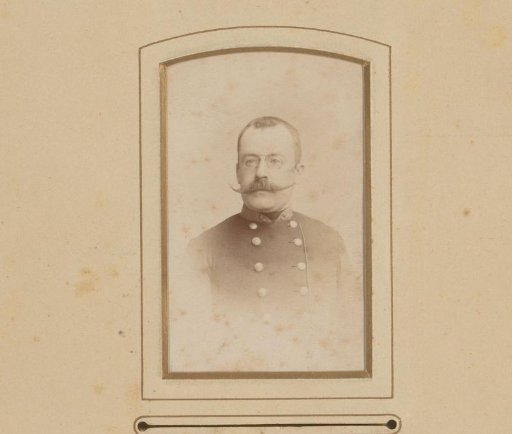 Portrait of a Man in Uniform with Spectacles