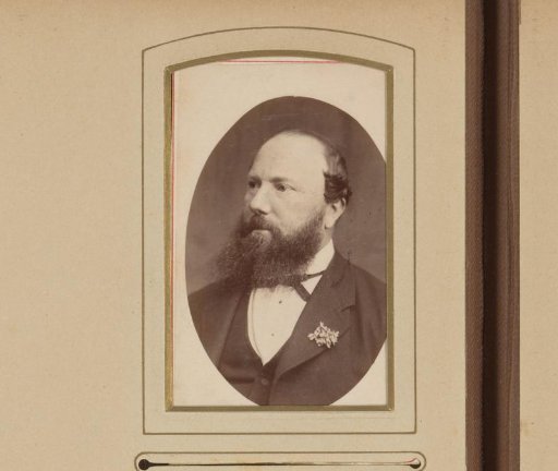 Portrait of a Man with a Mustache and Beard