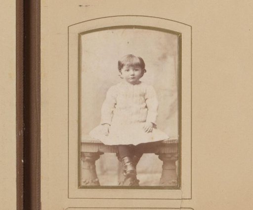 Portrait of a girl sitting on a balustrade