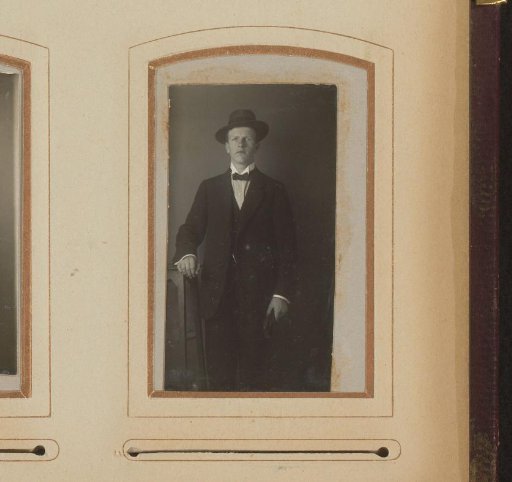 Portrait of Dirk de Roos in a Suit with Hat and Gloves in Hand
