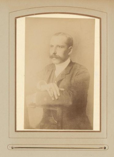 Portrait of a Seated Man with a Mustache