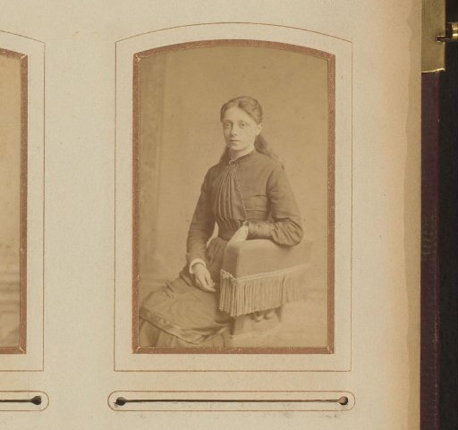 Portrait of a seated girl