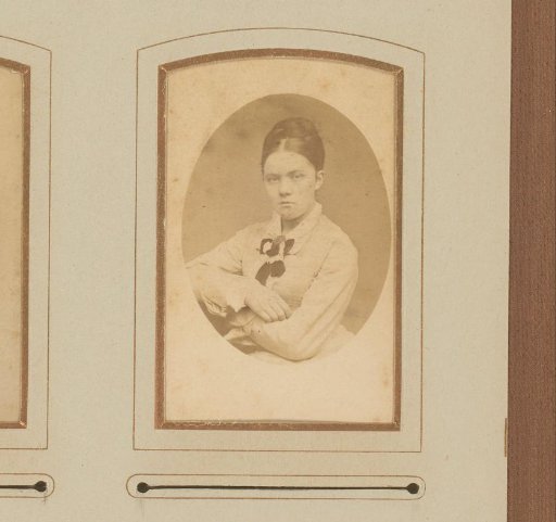 Portrait of a seated woman