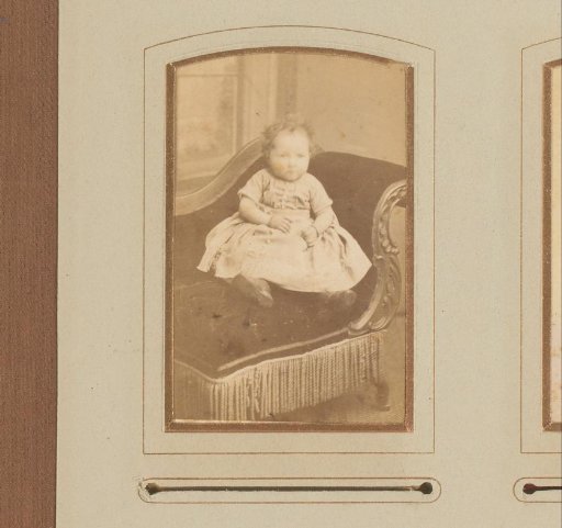 Portrait of a seated child