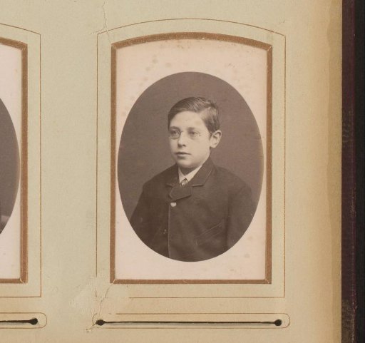 Portrait of a Boy with Spectacles
