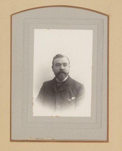 Portrait of a Man with a Mustache and Beard